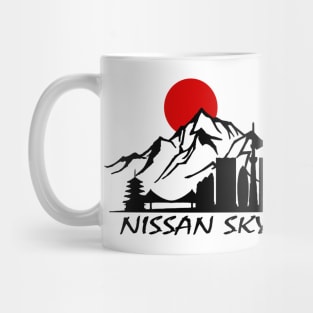 Nissan Skyline GTR R34, JDM Car Mug